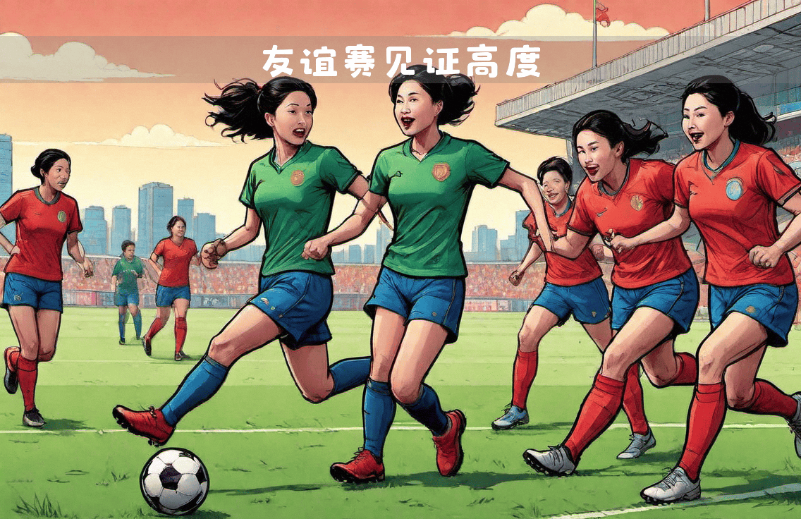 国际女足友谊赛精神大家伙，团结合作争先的简单介绍